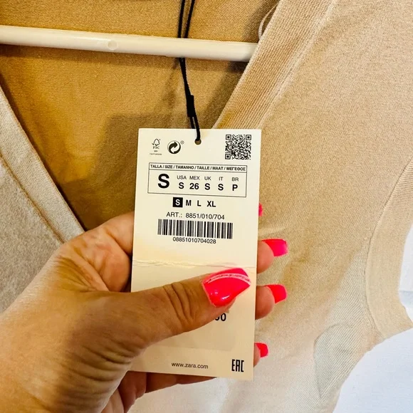 🦺💕ZARA NWT Rayon, Super Soft Vest💕🦺 - Picture 6 of 11